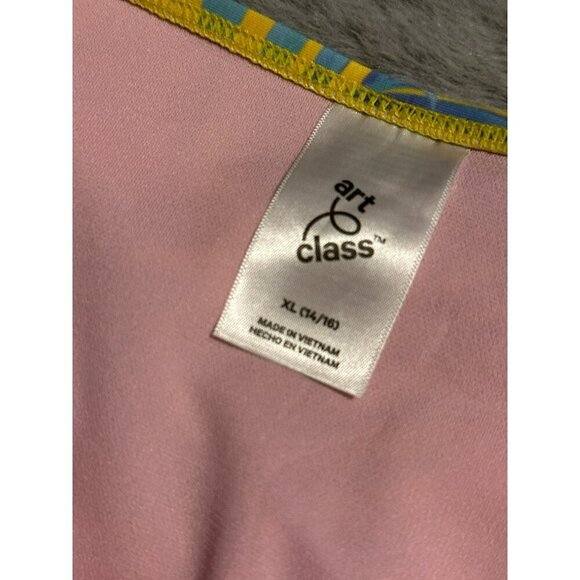 Art Class Target Girls XL 14/16 Yellow Tropical Floral Bikini 2-Piece Set - Picture 7 of 8